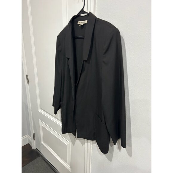 Sag Harbor Single Button Blazer Jacket Black Sz 20W Career Professional Office - Picture 3 of 9